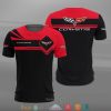 Chevrolet Corvette Red Black T-Shirt V2