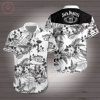 Jack Daniel’s Tennessee Whiskey Black White Hawaiian Shirt