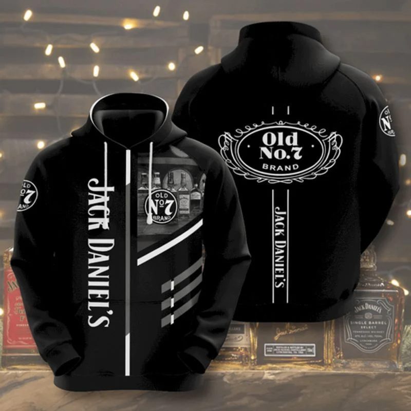 Jack Daniel’s Whiskey Black Pullover Hoodie Jack Daniel’s Whiskey Black Pullover Hoodie