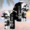 Jack Daniel’s Black White Split Hawaiian Shirt