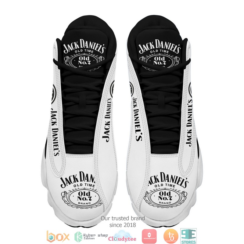 Jack Daniel’s Black White Air Jordan 13 Shoes Jack Daniel’s Black White Air Jordan 13 Shoes