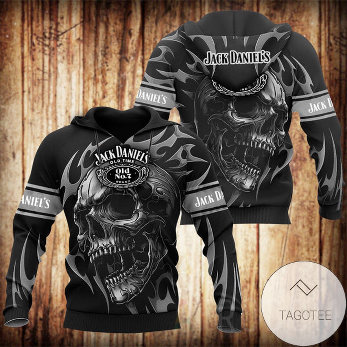 Jack Daniel’s Vintage Skull Pullover Hoodie Jack Daniel’s Vintage Skull Pullover Hoodie