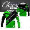 Chevrolet Camaro Green Zip Up Hoodie
