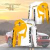 Ford Mustang White Yellow Sweatshirt
