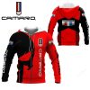 Chevrolet Camaro Skull Red Black Zip Up Hoodie V3