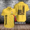 Bundaberg Rum Custom Name American Flag Hawaiian Shirt