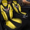 Chevrolet Corvette Yellow Car Seat Covers V2