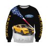 Ford Mustang Yellow Car Sweatshirt