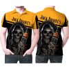 Jack Daniel’s Whiskey Skull Polo Shirt