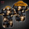 Jack Daniel’s Floral Orange Hawaiian Shirt V1