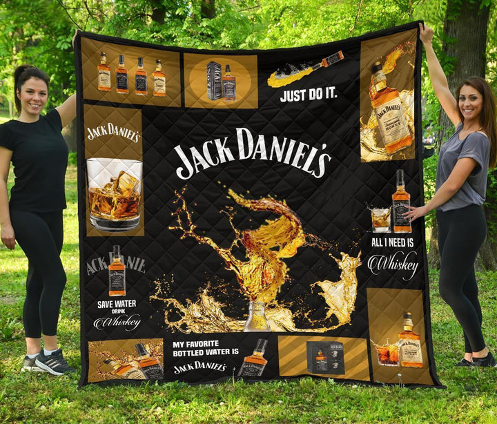 Jack Daniel’s All I Need Is Whisky Quilt Blanket Jack Daniel’s All I Need Is Whisky Quilt Blanket