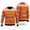 Chevrolet Corvette Ugly Christmas Orange Sweater