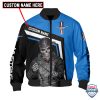 Ford Mustang Ghost Rider Custom Name Bomber Jacket