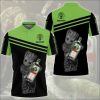 Jägermeister Baby Groot Green Black Polo Shirt