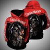 Captain Morgan Skull Red Pullover Hoodie