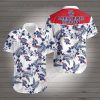 Pabst Blue Ribbon Floral Hawaiian Shirt