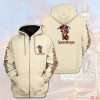 Captain Morgan Simple Style Zip Up Hoodie