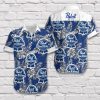 Pabst Blue Ribbon Blue Hawaiian Shirt