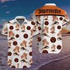Jägermeister Coconut Tree Orange Hawaiian Shirt