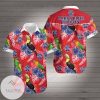 Pabst Blue Ribbon Red Hawaiian Shirt
