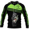 Jägermeister Baby Groot Green Black Pullover Hoodie