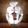 Captain Morgan White Zip Up Hoodie