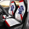 Pabst Blue Ribbon White Car Seat Covers