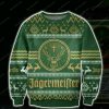 Jägermeister Green Ugly Christmas Sweater