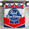 Pabst Blue Ribbon Red Bedding Set