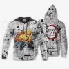 DEMON SLAYER Zenitsu Agatsuma Anime Mix Manga Pullover Hoodie