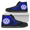 Volkswagen Lightning Blue High Top Shoes