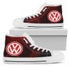 Volkswagen Lightning Red High Top Shoes