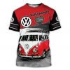 Volkswagen Red Bus Heartbeat T-Shirt
