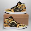 DEMON SLAYER Zenitsu Agatsuma Nichirin Sword Thunder Air Jordan 1 High Sneakers