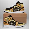 DEMON SLAYER Zenitsu Agatsuma Custom Nichirin Sword Air Jordan 1 High Sneakers