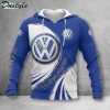 Volkswagen White Blue Pullover Hoodie V2