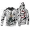 DEMON SLAYER Genya Shinazugawa Anime Mix Manga Pullover Hoodie