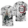 DEMON SLAYER Genya Shinazugawa Anime Mix Manga T-Shirt