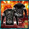 AC/DC Custom Name Dragon Highway to Hell Pullover Hoodie
