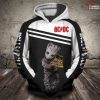 AC/DC Baby Groot Star Wars Hell Bells Pullover Hoodie