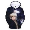 Lady Gaga Navy Pullover Hoodie