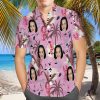 Katy Perry Pink Chinoiserie Hawaiian Shirt