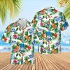 Bud Light Pineapple Flower Hawaiian Shirt