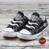 Harley-Davidson Custom Name Black Low Top Shoes