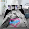 Britney Spears Black Bedding Set V1