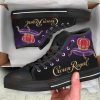 Crown Royal Black High Top Shoes