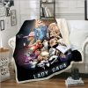 Lady Gaga Fleece Blanket V1