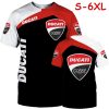 Ducati White Black Red T-Shirt