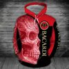 Bacardi Skull Pullover Hoodie V1