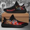 Iron Maiden Black Yeezy Boost Sneakers V2